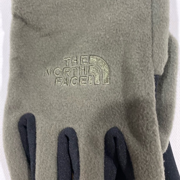 The North Face Olive and Black Glacier Gloves - Picture 3 of 5